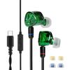 TANGZU II Jay Dragon Внутриканальные наушники-мониторы (IEM) Проводные 10 мм PET HiFi Игровые Мониторинг шума со Съемным Резоновым Микрофоном Китайские Наушники Wan'er S.G Наушники, Излучатель,