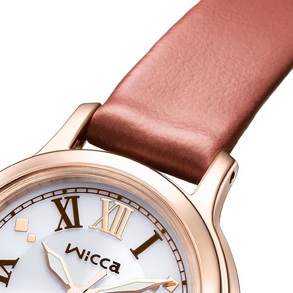 Citizen Женщины KH4-963-14 ( Смотреть wicca Solar-Tech) Круглые часы из нержавеющей стали *покрытие(розовое золото)