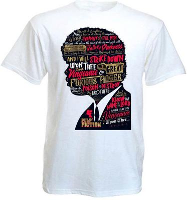 Футболка Pulp Fiction v8 белая футболка Квентина Тарантино, размеры S-4XL