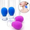 4Pcs Facial Cupping Set, Vacuum Suction Household Silicone Cups, Massage Cups for Arms Back