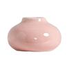 Mini Ceramic Vase Solid Color Glazed Flower Vase Desktop Decor Miniature Bud