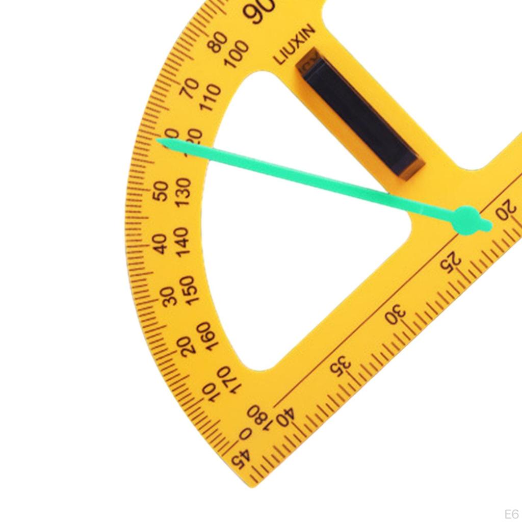 Large Number Math Geometry Equipment Protractor Ruler Angle Measurement Teacher Aids Drawing