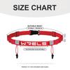 WRELS Unisex Triathlon Marathon Race Number Belt Outdoor Sports Cycling Running Multi-function Race Number Bib Holder Waist Belt