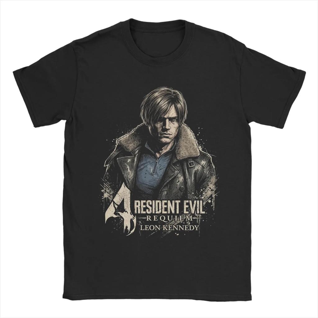 Футболка Resident Evil "Requiem" Клэр Рэдфилд, Унисекс, Уличная одежда для фанатов игр, Повседневная футболка с коротким рукавом, 100% хлопок