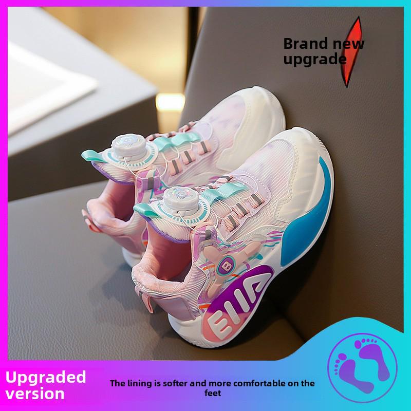 «Весна/осень 2025 г., дышащие сетчатые спортивные кроссовки для мальчиков и девочек с вращающимся дизайном Dunk».