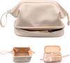 Double-Layer Waterproof Cosmetic Bag - Large Capacity, High-End, Multi-Function Storage