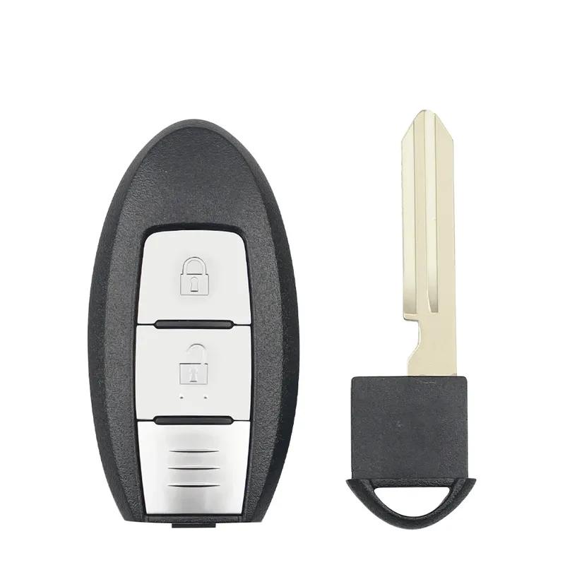KEYYOU Для Nissan Juke Qashqai X-Trail TIIDA SYLPHY J10 J11 2012-2020 Автомобильный Бесключевой Доступ Умный Дистанционный Ключ 433 МГц Чип 4A 2 Кнопки