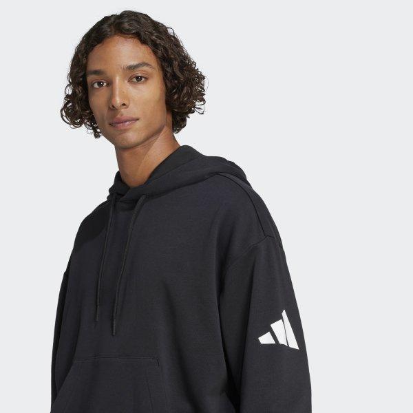 Adidas Unisex Daily Spring Autumn Hoodie Essential Loose Fit 3bar Logo Jf3587