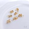 14K/18K Gold Non-Pierced Mosquito Coil Ear Clips - DIY Painless Handmade Earrings