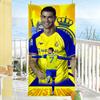 Супер C-Криштиану Звезда R-Роналду-S CR7 Полотенце Спортивное Быстросохнущее Туристическое Снаряжение для Кемпинга Песозащитное Мягкое Легкое Большое Пляжное Полотенце
