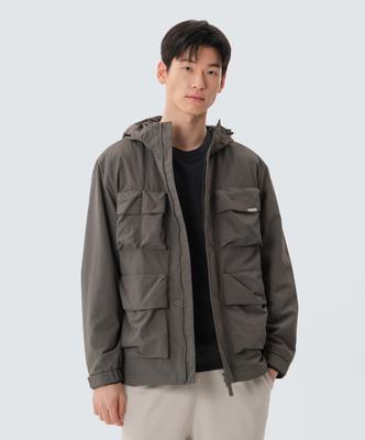 Ветровка Snowpeak Apparel Cample Utility (S25Smcwb10) Темный хаки