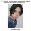 ATEEZ 12-й мини-альбом Golden Hour Part3 MakeStar Последнее фан-автограф мероприятие Фотокарточка