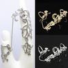 Fashion Women Flower Rose Chain Link Finger Slave Ring Bride Wedding Jewelry ARI
