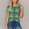 Women's T Shirt Tee Print Short Sleeve Daily Weekend Fashion Basic Regular Top  St. Patrick's Day