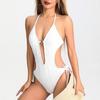 European and American Siamese Fit Hollow Sexy Swimwear Swimsuit Women