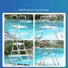 Jundingying Thickened Fixed 3+3 Step Stainless Steel Pool Ladder