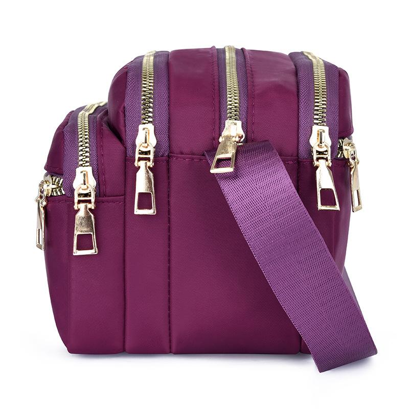 Waterproof Oxford Cloth Mother Female Bag Casual Cross-body Bag Simple Nylon One-shoulder Messenger Bag Canvas Bag Wallet