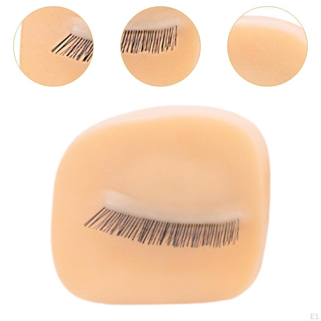 Наращивание ресниц Замена век Практика Обучение Мягкий сенсорный коврик для макияжа для дома