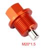 Aluminum Alloy Magnetic Drain Plug Screw Long Life Precision Perfect Replacement for Honda (M20*1.5), VGEBYxq5es0wtg3-16