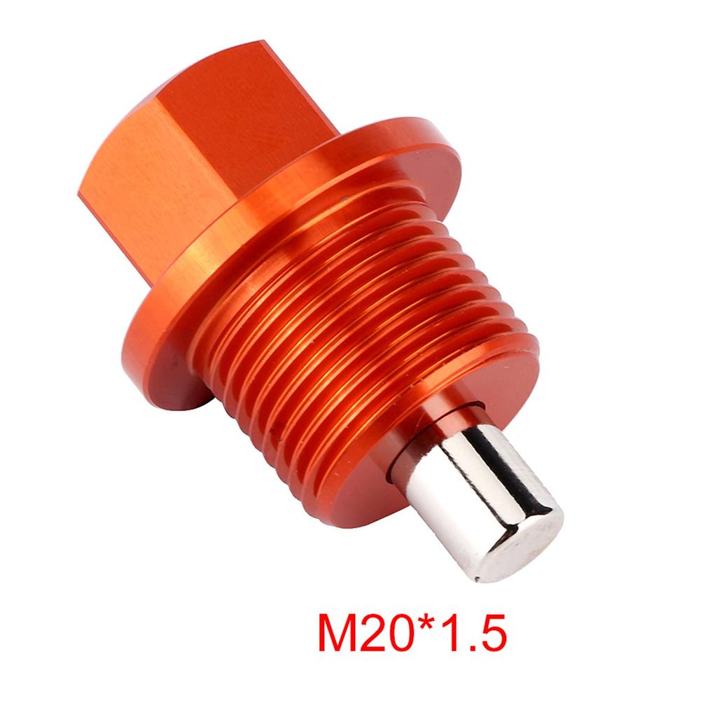 Aluminum Alloy Magnetic Drain Plug Screw Long Life Precision Perfect Replacement for Honda (M20*1.5), VGEBYxq5es0wtg3-16