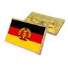 Democratic Germany East Germany Ddr Flag Brooch 2.5 * 1.5cm Zinc Alloy Die-cast Plated Pvc Hammer Compass Grain Ear