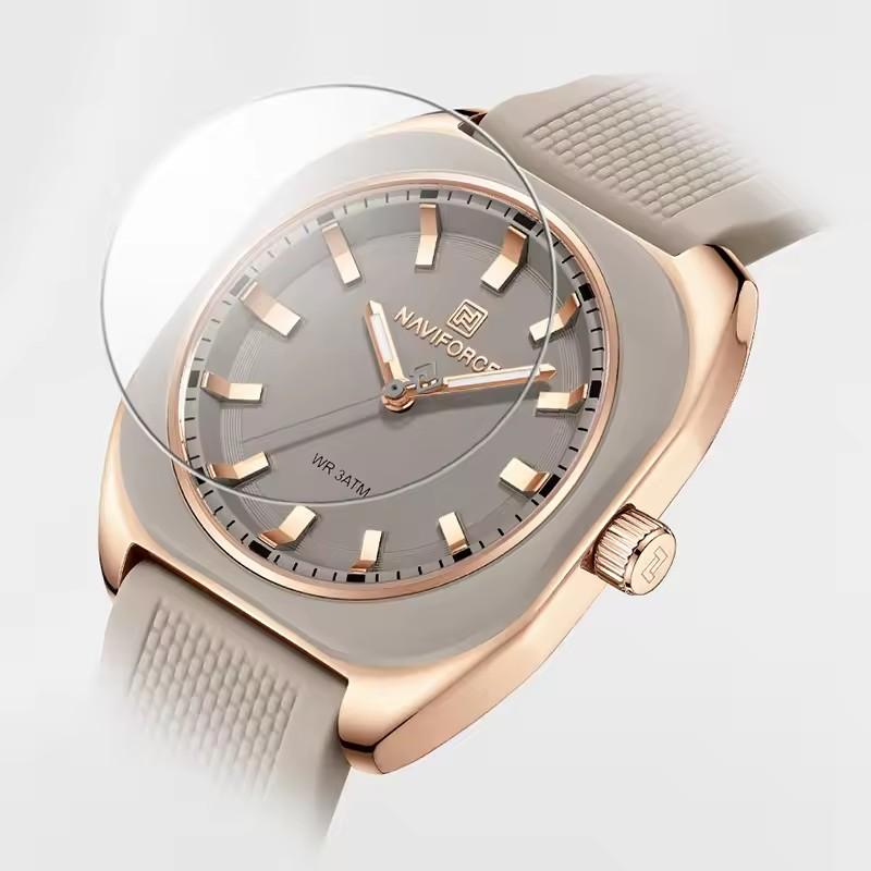 New NAVIFORCE NF5061 Watch Women Fashion Silicone Strap Student Sports Watch Waterproof Luminous Quartz Wristwatches for Girls