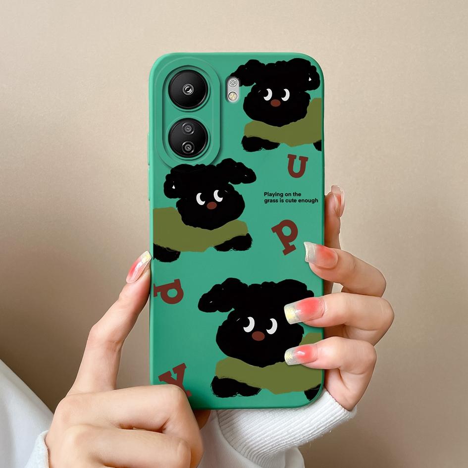 Новый чехол с рисунком из мультфильма для Xiaomi Redmi 12 13 13C K60 Ultra K70 Note 13 Pro, бампер, устойчивый к падениям, мягкий силиконовый симпатичный чехол для телефона, чехол для Redmi