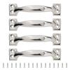 4pcs Barn Door Drawers Handles Bows-Shaped Metal Wardrobe Cabinet Pulls Iron Furniture Knob for Home Decoration