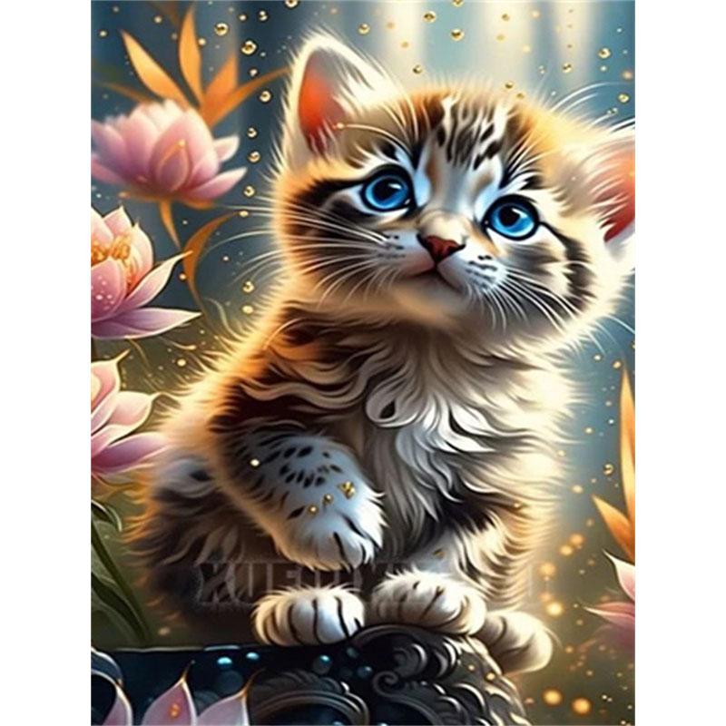 DIY Алмазная картина Мультфильм Животное Набор для вышивки крестом Мозаичное искусство Алмазная картина Полный круг/квадрат Алмазное украшение для дома