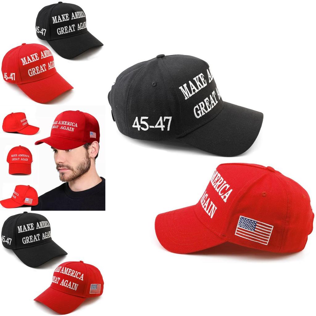 Трендовая бейсболка Make America Great Again классического красного цвета для летней моды