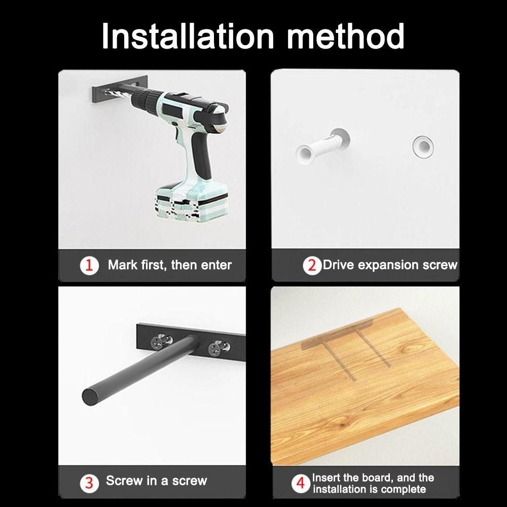 Heavy Duty Floating Shelf Brackets Metal Wall Shelf Support Replacement Shelving Brackets