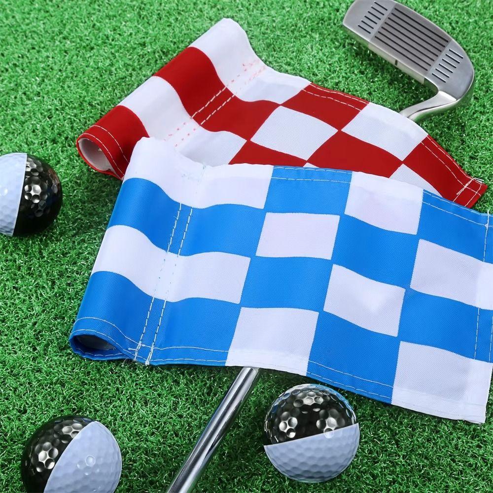 Training Aids Putting Green Flags Outdoor Sign Hole Pole Cup Flags Golf Course Flags  Backyard