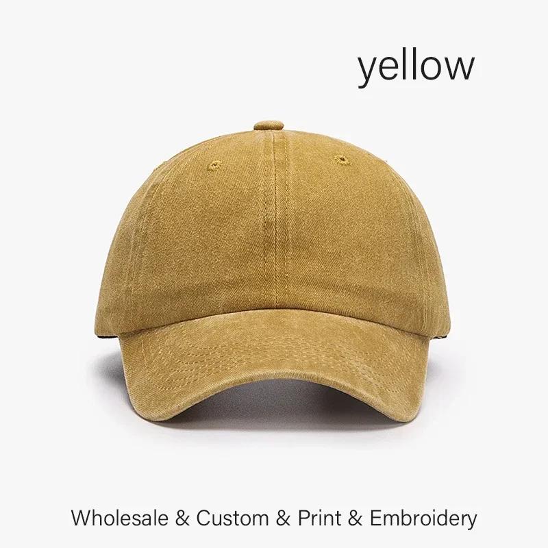 SLECKTON Custom Cap Logo Embroidery Retro Baseball Cap для мужчин и женщин DIY Design Letter Hat Customize Graphic Print Wholesale