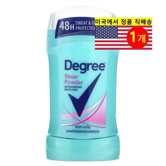 Дезодорант-антиперспирант Degree Sheer Powder, 45 г, 1 шт.