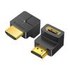 HDMI 2.0 4K Адаптер с изгибом вниз под 90 градусов