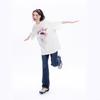 New Devil Girl Alphabet Printing Short Sleeve T-Shirt Women's Loose Top Cotton Half Sleeve Inner Trendy Brand Couple Summer