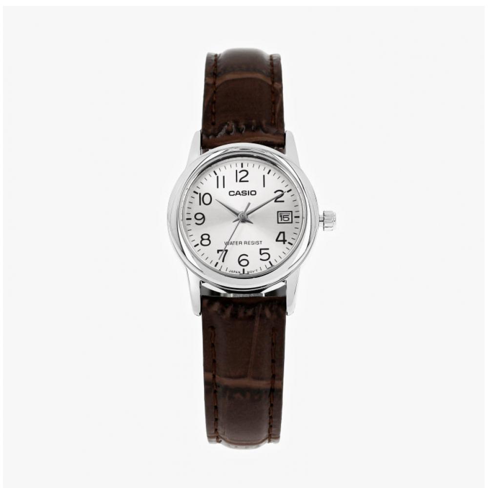 Casio Ltp V002l 7b2udf Ltp V002l 7b2 Аналоговые Студенческие Женские Кожаные Часы