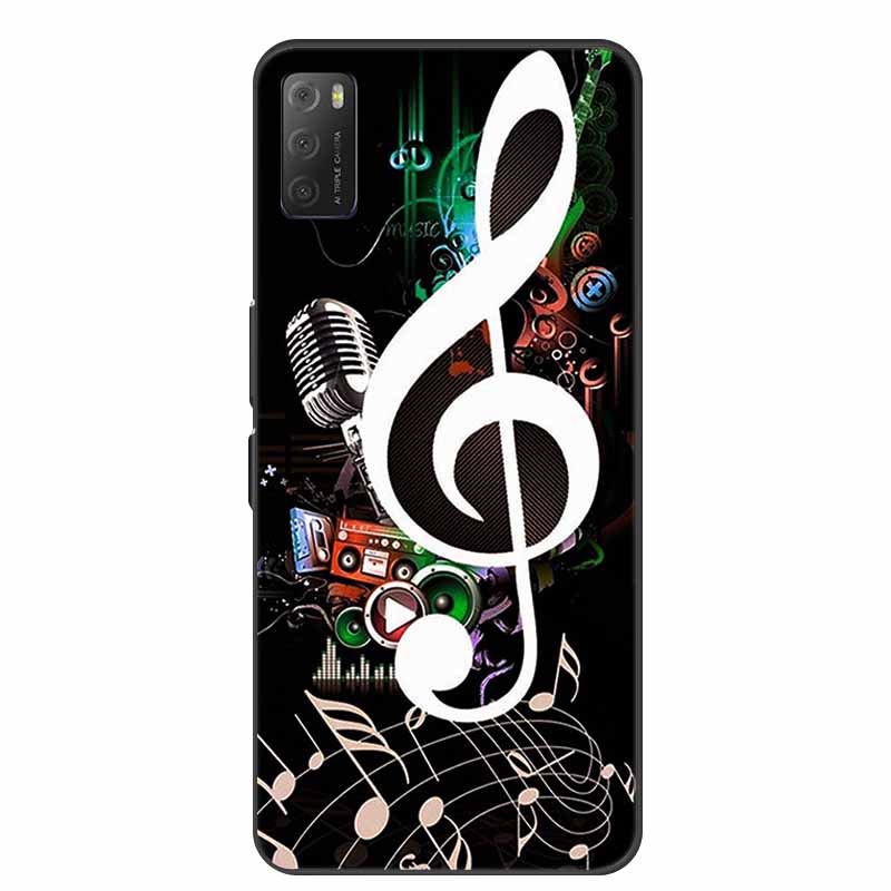 For TCL 20E Cases 20Y 20S 20B 20L Fashion Soft TPU Silicone Cartoon Phone Cases For TCL 20Y Cover Bumpers Fundas 20 E TCL 6125F