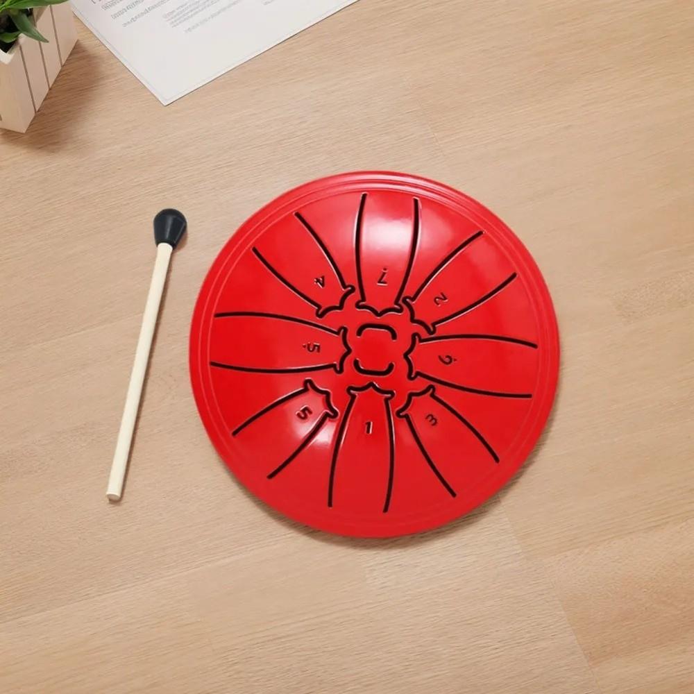 4 Inch 8 Notes Mini Hand Pan Drums Ethereal Sound Meditation Drum Steel Tongue Drum Set Beginner