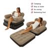 Надувная кровать, уличный диван для путешествий, шезлонги, мебель для взрослых, переносное надувное кресло, оснащенное воздушным матрасом