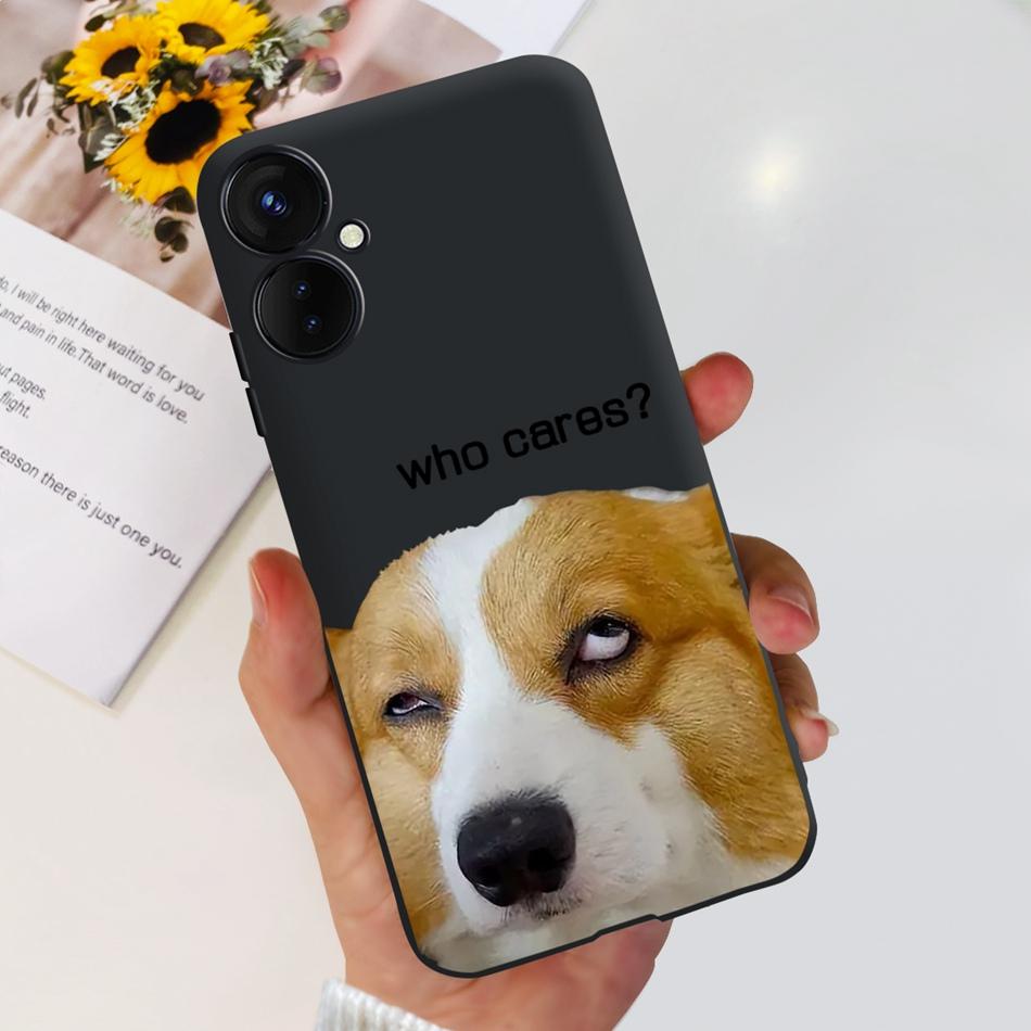 Для Tecno Spark 9 Pro KH7 KH7n Милый Мультяшный Чехол Для Телефона Для Tecno Spark 9Pro Черный Силиконовый Мягкий ТПУ Чехлы