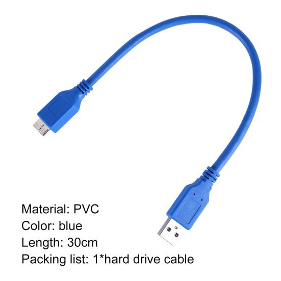 Disk AM Male to 3 Connecting Cable USB High-speed Transmission Mobile Micro-B Hard Drive