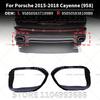 For 2015 2016 2017 2018 Porsche Cayenne (958) Exhaust Frame Trim Cover OEM 958505837109B9 958505838109B9 95850583710 95850583810