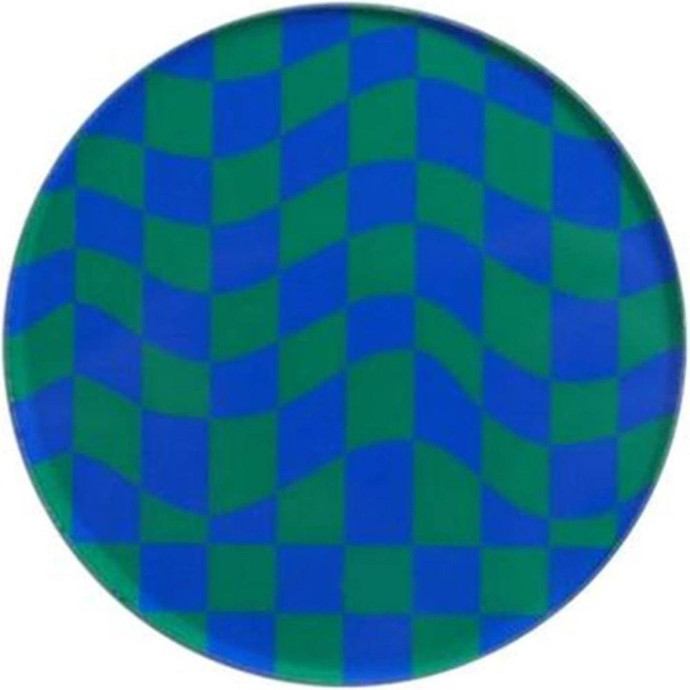 Heat Insulation Retro Cup Mat Waterproof Simple Bowl Pad Checkerboard Acrylic Coaster Hotel