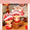 Adorable 2025 Year Of The Snake Plush Toy With Traditional Tang Suit Design For New Year Celebration