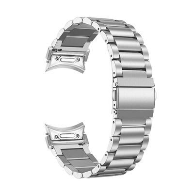 Ремешок для Samsung Galaxy Watch7 40мм/44мм, быстросъемный коннектор, браслет из нержавеющей стали