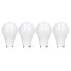 4PCS GU24 Light Bulb High Brightness Energy Saving LED A19 Light Bulb for Bedroom Office 120V