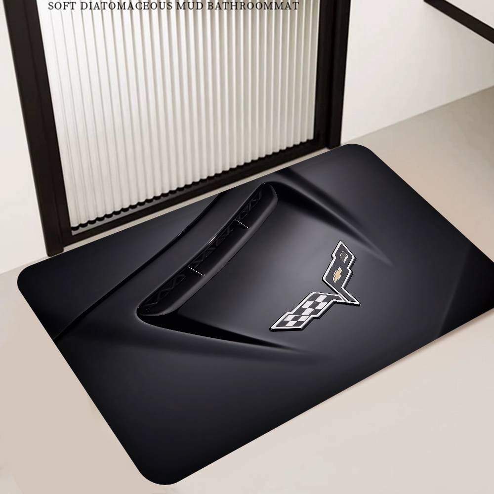 J-John Logo D-Deeres Floor Mat INS Style Soft Bedroom Floor House Laundry Room Mat Anti-skid Household Carpets