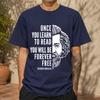 2026 New Pure Cotton Tshirt Frederick Douglass Once You Learn To Read You Will Be Forever Free Quote Print Crew Neck Short S