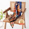 Two-color Pipa Picture Silk Scarf 100% Mulberry Silk Women's High-end Wedding Gift